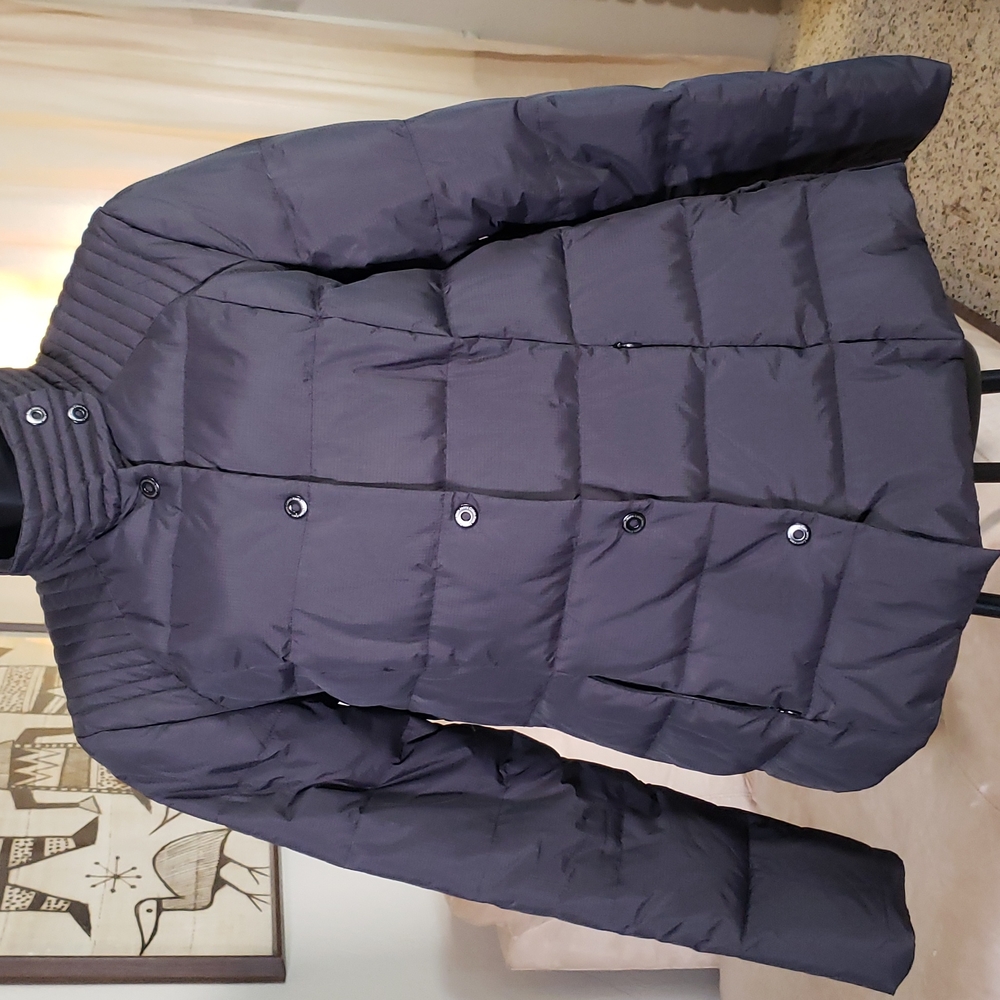 Calvin Klein Jeans black down and feather puffer jacket